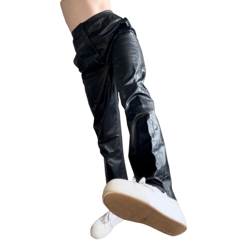 VTG C.J. Todd High-Rise Leather Pants